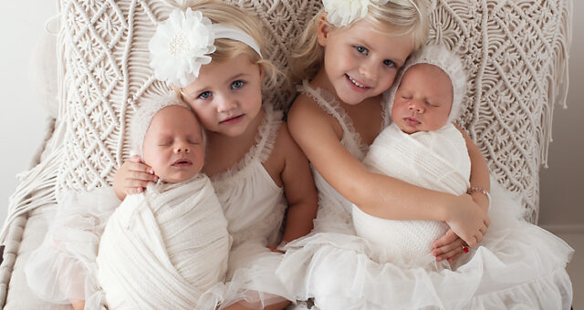 Camden and Cooper, twins, Pensacola Newborn photographer