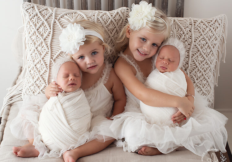 Camden and Cooper, twins, Pensacola Newborn photographer